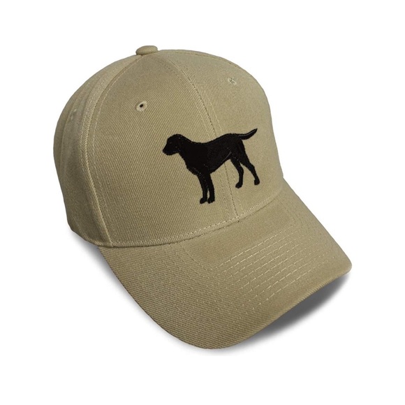 Labrador Retriever Dog Cap in Tan Embroidered Velcro Adjustable - Picture 5 of 5